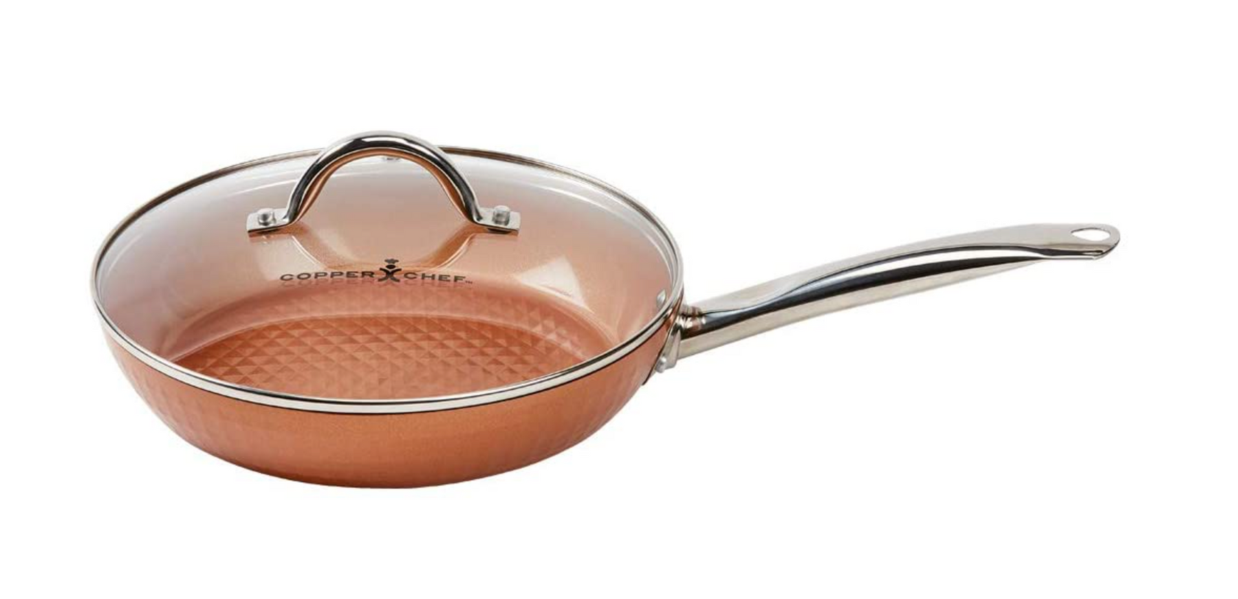  Copper Chef 10 Inch Round Frying Pan With Lid