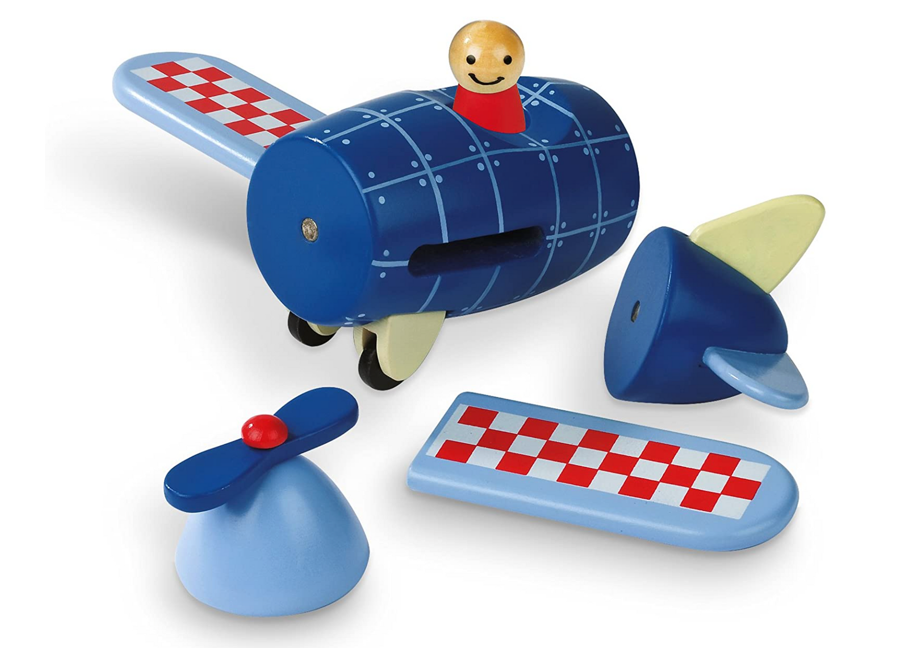 Magnetic outlet plane toy